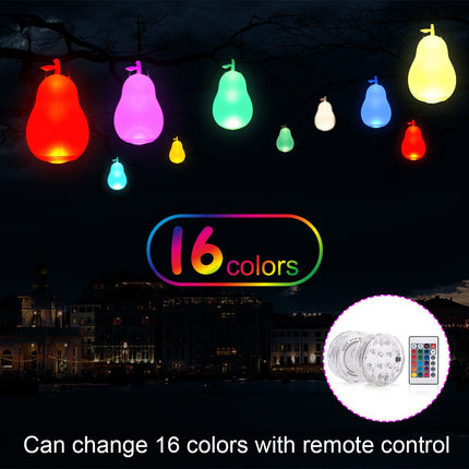 16 Colors Changing LED Floating Pool Lights Inflatable Waterproof Glow Globe with Remote Party Decor - Go2buy Australia