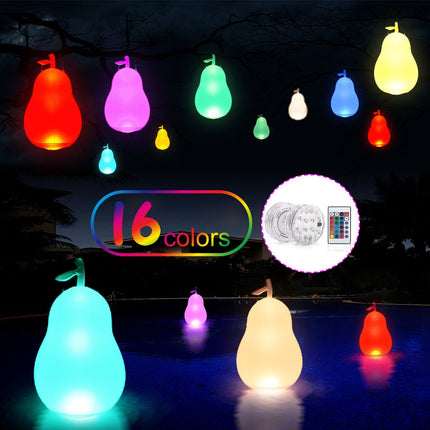 16 Colors Changing LED Floating Pool Lights Inflatable Waterproof Glow Globe with Remote Party Decor - Go2buy Australia