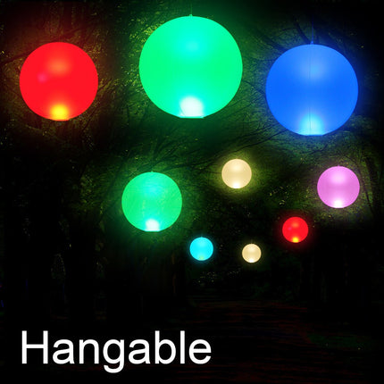 16 Colors Changing LED Floating Pool Lights Inflatable Waterproof Glow Globe with Remote Party Decor - Go2buy Australia