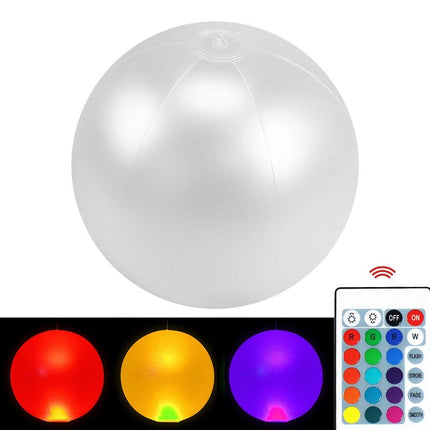 16 Colors Changing LED Floating Pool Lights Inflatable Waterproof Glow Globe with Remote Party Decor - Go2buy Australia