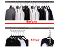 10PCS Metal Amazing Wonder Clothes Hanger Space Saver Wardrobe Closet Organizer Hook