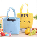 Cartoon Cute Insulated Lunch Bag Tote Container For Women Kids Office Work School