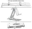 Foldable Aluminum Bracket Portable Universal Mobile Phone Tablet Stand Holder