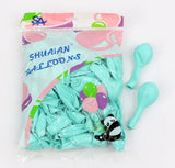 100PCS 25cm/10" Ultra Thick Macaron Candy Pastel Latex Balloons Birthday Wedding Party