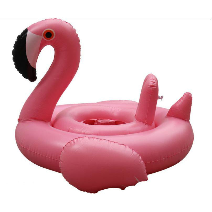 Inflatable Pool Float For Baby Pink Flamingo