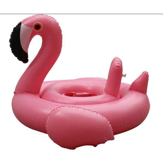 Inflatable Pool Float For Baby Pink Flamingo