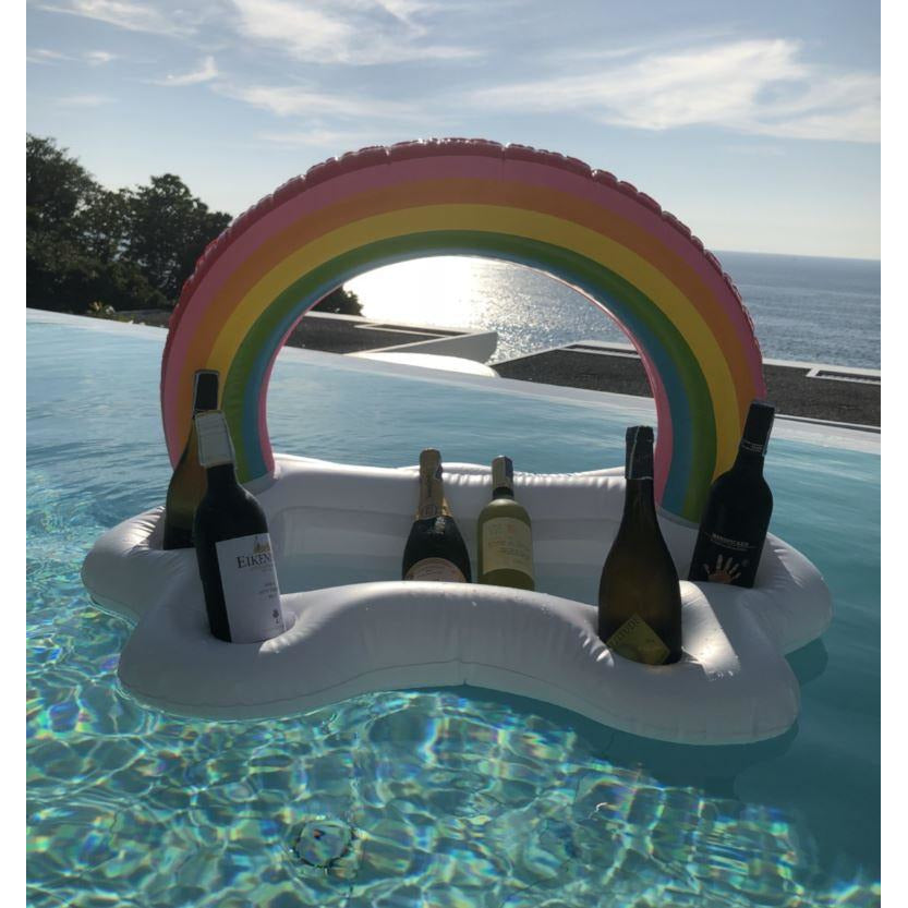 Inflatable Rainbow Cloud Drink Bar