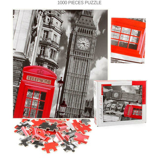 1000Pcs Thick Papers Jigsaw Puzzles Fun Game Challenge Gift For Teens Kids (London Big Ben)