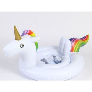 Inflatable Pool Float For Baby White Unicorn