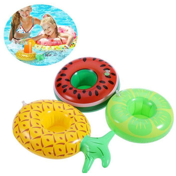 Inflatable Fruit Drink Cup Holder Float For Party
