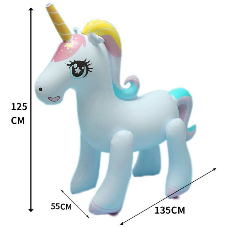 Inflatable Unicorn Water Spray 135*125*55cm