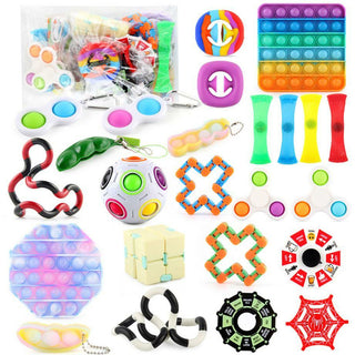 20 Pack Fidget Toys Set Sensory Tools Bundle Stress Relief Hand Kids Toys