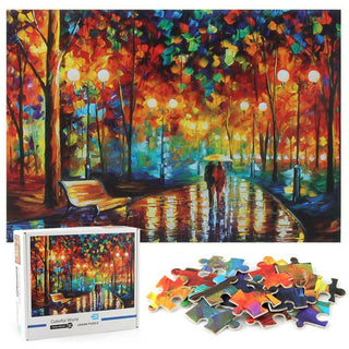 1000Pcs Thick Papers Jigsaw Puzzles Fun Game Challenge Gift For Teens Kids (Colorful World)