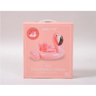 Inflatable Pool Float For Baby Pink Flamingo