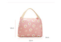 Insulated Daisy Lunch Bag Tote Container For Women Kids Office Work School (6 Colors Available)