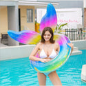 Inflatable Pool Float Swim Ring Mermaid Tail