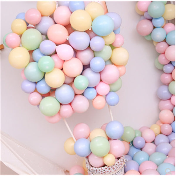 100PCS 25cm/10" Ultra Thick Macaron Candy Pastel Latex Balloons Birthday Wedding Party
