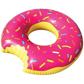 2 Sizes 2 Colors Inflatable Pool Float Swim Ring Donut