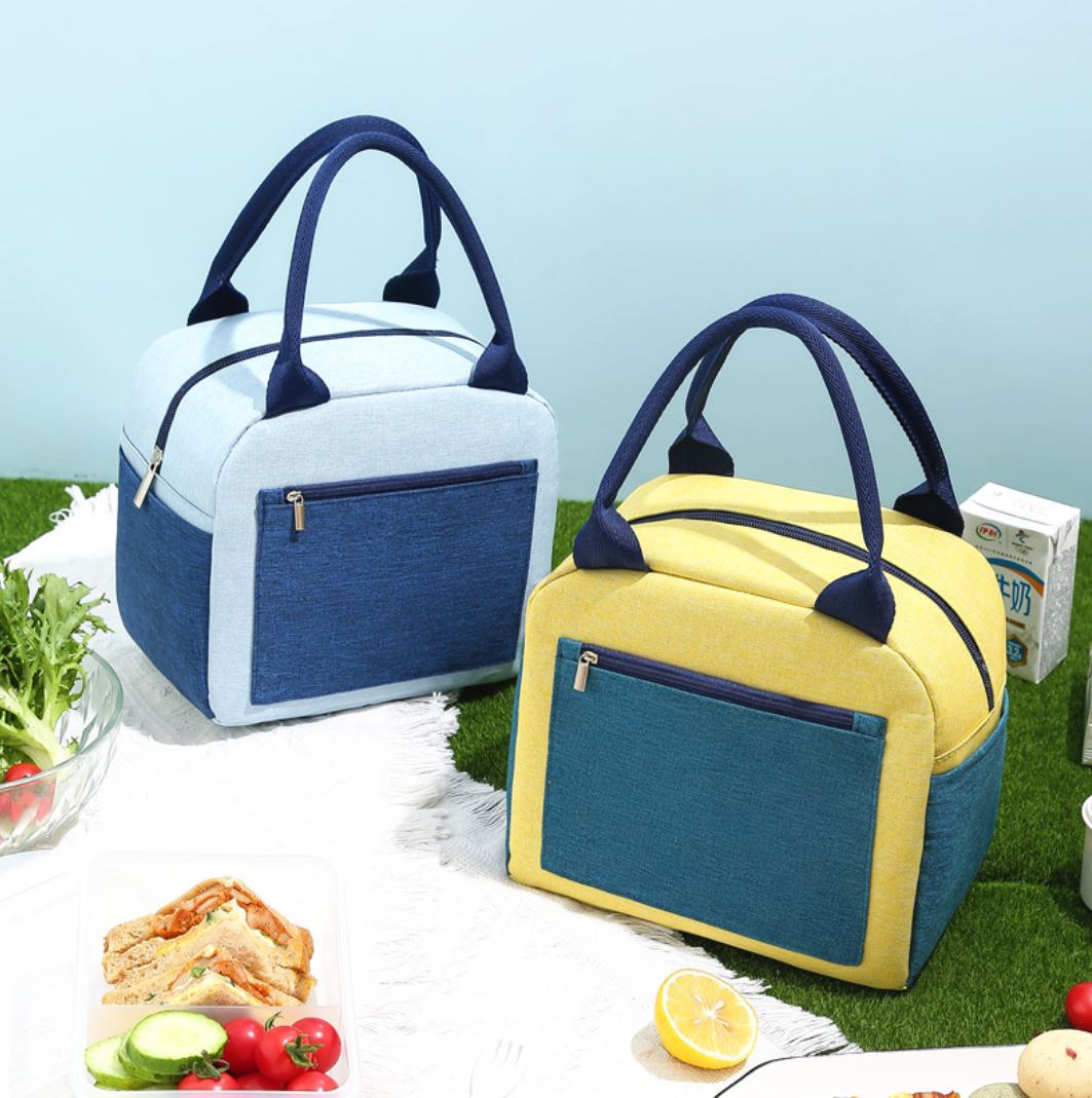 Large Insulated Lunch Bag Tote Container For Women Kids Office Work School (4 Colors Available)