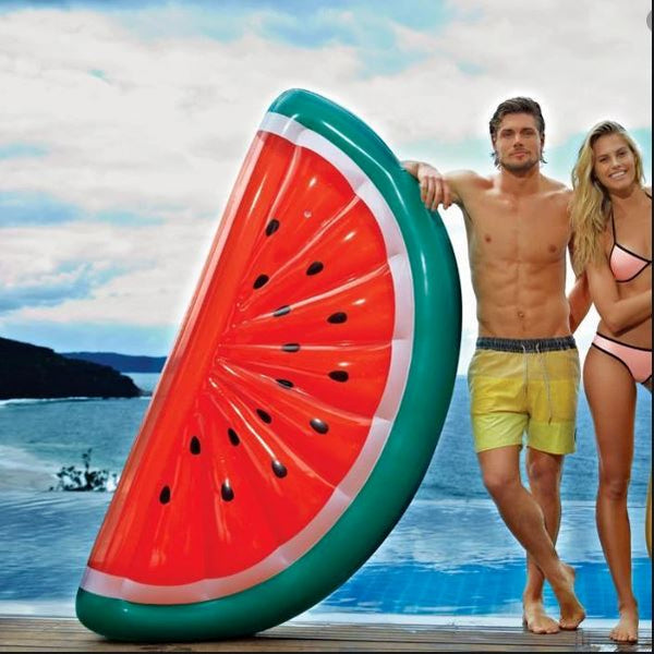 Giant Inflatable Watermelon Pool Float Raft 185*79cm