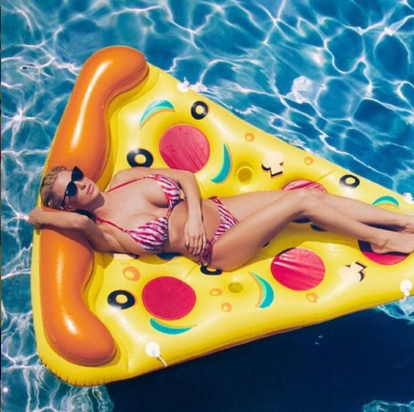 Giant Inflatable Pizza Pool Float Raft 180*150*18cm