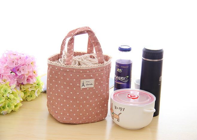 Insulated Lunch Bag Tote Container For Girls Kids Office Work School (7 Colors Available)