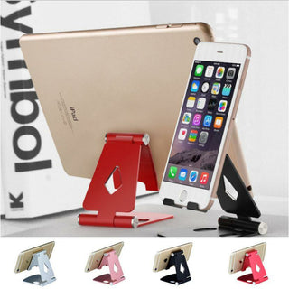 Buy random-color Foldable Aluminum Bracket Portable Universal Mobile Phone Tablet Stand Holder