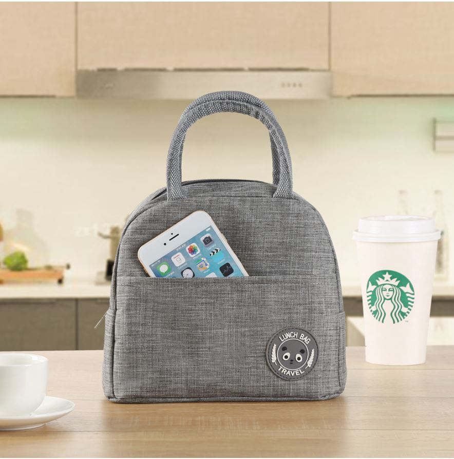 Insulated Lunch Bag Tote Container For Women Kids Office Work School (5 Colors Available)