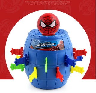 Spider-Man Bucket Toy Lucky Stab Pop Up Game Intellectual Game for Kids Baby Gifts