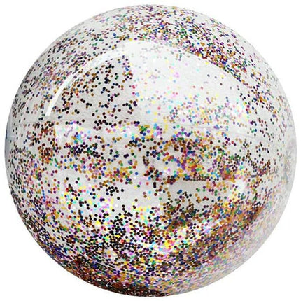 2 Sizes Inflatable Confetti Glitter Sparkling Beach Ball - Go2buy Australia