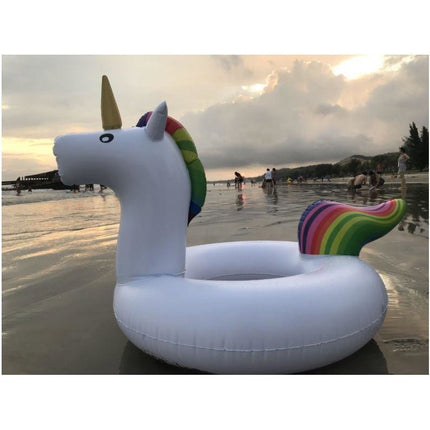 2 Sizes Inflatable Pool Float Swim Ring Unicorn - Go2buy Australia