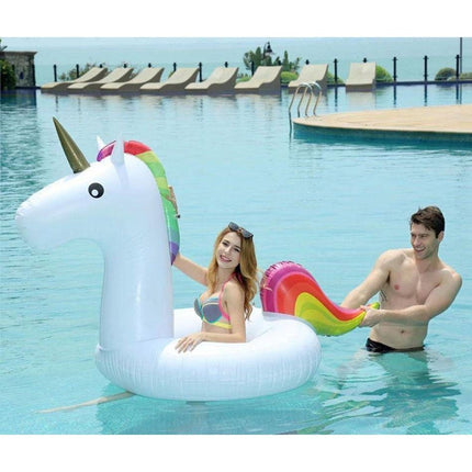 2 Sizes Inflatable Pool Float Swim Ring Unicorn - Go2buy Australia