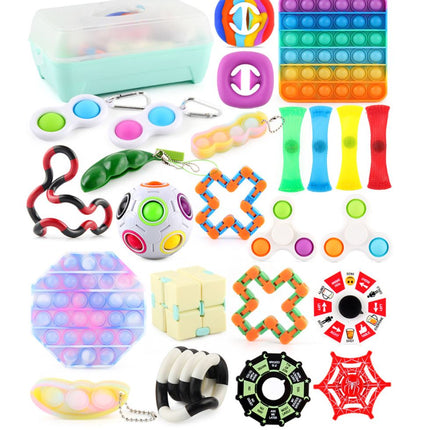 24 Pack Fidget Toys Set Sensory Tools Bundle Stress Relief Hand Kids Toys - Go2buy Australia