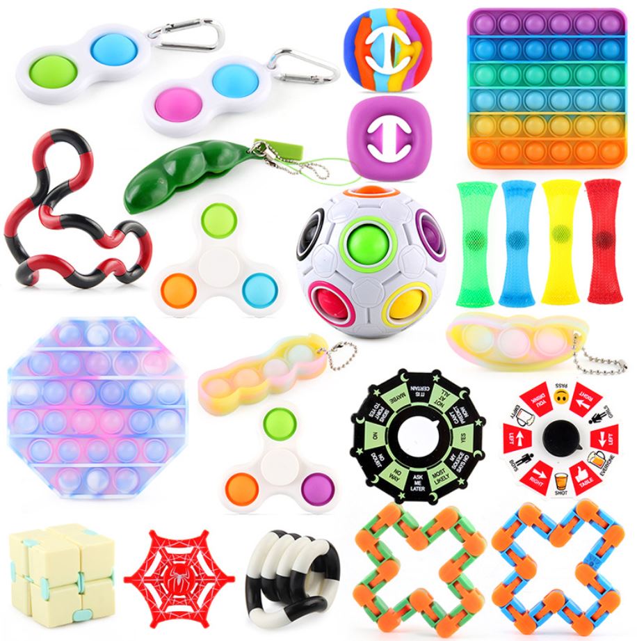 24 Pack Fidget Toys Set Sensory Tools Bundle Stress Relief Hand Kids Toys - Go2buy Australia