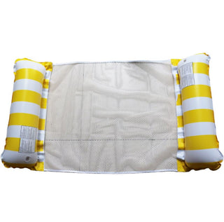 Buy yellow-strip 4 Colors Inflatable Pool Floats Hammock Chair