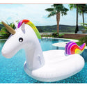 Giant Inflatable Rainbow Unicorn Pool Float Raft 275*140*120cm