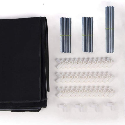 27 Pairs Portable Shoe Rack with Nonwoven Fabric Cover 10 Tiers Storage Organizer - Go2buy Australia