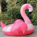 Giant Inflatable Sleeping Pink Flamingo Pool Float Raft 150*105cm