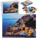 1000Pcs Thick Papers Jigsaw Puzzles Fun Game Challenge Gift For Teens Kids (Aegean Sea-B)