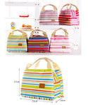 Insulated Lunch Bag Tote Container For Women Kids Office Work School (9 Colors Available)