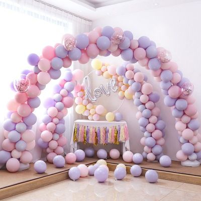 100PCS 25cm/10" Ultra Thick Macaron Candy Pastel Latex Balloons Birthday Wedding Party