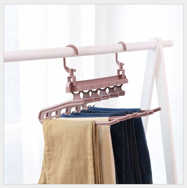 Magic Wonder Pants Hanger Space Saver Wardrobe Closet Organizer Rack Hook