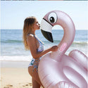 Giant Inflatable Rose Gold Flamingo Pool Float Raft 192*180*115cm