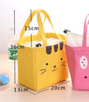 Cartoon Cute Insulated Lunch Bag Tote Container For Women Kids Office Work School