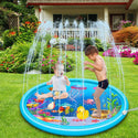 Inflatable Jellyfish Premium Splash Play mat Water Sprinkle Spray pad Toys 170cm