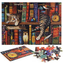 1000Pcs Thick Papers Jigsaw Puzzles Fun Game Challenge Gift For Adults Teens Kids (Tally Cat)