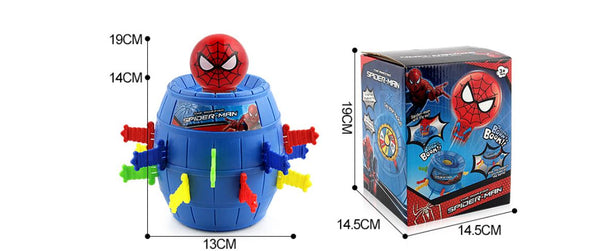 Spider-Man Bucket Toy Lucky Stab Pop Up Game Intellectual Game for Kids Baby Gifts