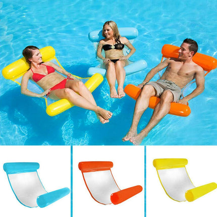 4 Colors Inflatable Pool Floats Hammock Chair - Go2buy Australia