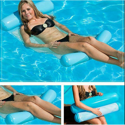 4 Colors Inflatable Pool Floats Hammock Chair - Go2buy Australia
