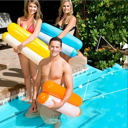 4 Colors Inflatable Pool Floats Hammock Chair - Go2buy Australia